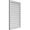 Ekena Millwork Vertical Surface Mount PVC Gable Vent w/ 2"W x 2"H , Brickmould Sill Frame, 22"W x 36"H GVPVE22X3603SN - alternate 3